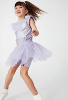 Cotton On - License barbie party short - lilac 
