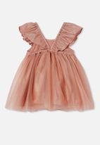 Cotton On - Rose tulle dress - rose gold