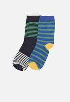 Trendyol - 2-pack striped socks - multi
