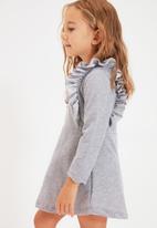 Trendyol - Babydoll frill dress - grey