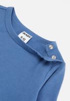 Cotton On - 3 pack long sleeve bubbysuit - petty blue/betty spot/ frosty blue dino