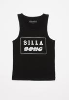 Billabong  - Boys bong cut tank - black