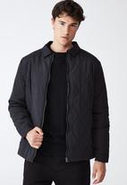 Cotton On - Recycled harrington jacket - washed black