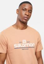 Salomon - Time to play short sleeve tee - tawny brown