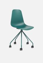 Sixth Floor - Ellie office chair - emerald green