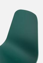 Sixth Floor - Perry dining chair - emerald green