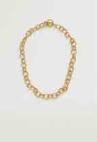 MANGO - Link chain necklace - gold
