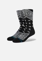 Stance Socks - El barrio socks - black