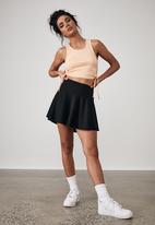Factorie - Mini flip skirt - black