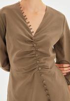 Trendyol - Buttoned dress - khaki