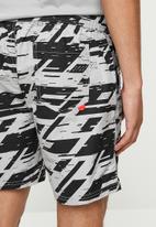 S.P.C.C. - Gaudin regular fit elasticated shorts - silver grey