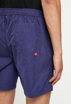 S.P.C.C. - Yedlin regular fit elasticated shorts - sodalite blue