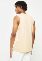 Cotton On - Washed muscle- ivory