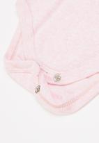 POP CANDY - 3 Pack short sleeve design vests - pink