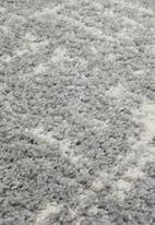 Fotakis - Gipsy shaggy rug - distressed light grey