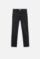 MANGO - Jeans slim - open gray