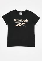 Reebok - Stacked tee - black