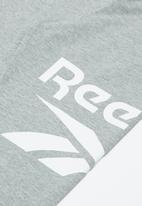 Reebok - Te big logo legging yg - medium grey heather