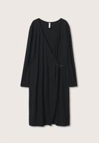 MANGO - Plus dress cross1 - black