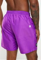 Butan - Aluta block letters shorts - lavender