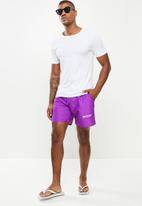 Butan - Aluta block letters shorts - lavender