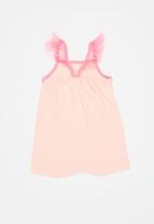 POP CANDY - Baby girls 2 pack sleeveless romper - coral