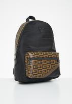 GUESS - Reino backpack - black/brown