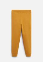 MANGO - Trousers francia 7 - medium yellow