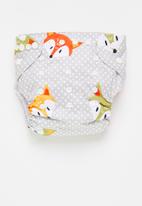 Bamboo Baby - Pocket nappy - foxy print 