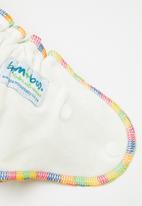 Bamboo Baby - Fitted night time nappy - white