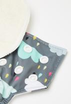 Bamboo Baby - Newborn all in one nappy - cloud