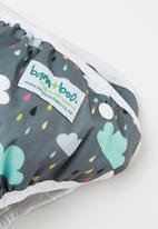 Bamboo Baby - All in one nappy - cloud