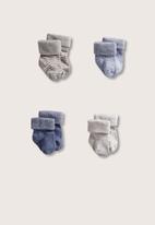MANGO - Socks weston - grey & blue 