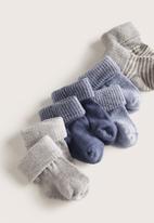 MANGO - Socks weston - grey & blue 