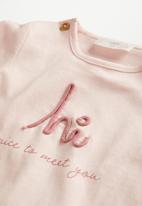 MANGO - T-shirt hi - pink