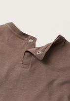 MANGO - T-shirt artic - brown