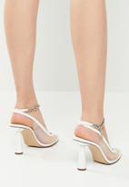 Call It Spring - Afterparty heel - silver