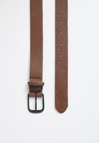 Superbalist - Daniel leather belt - brown