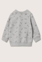 MANGO - Sweatshirt rollers - grey