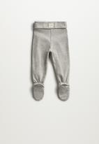 MANGO - Trousers polaina - grey
