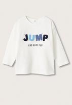 MANGO - T-shirt jump - natural