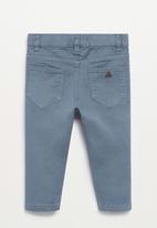 MANGO - Trousers cord - medium blue