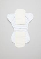 Bamboo Baby - All in one nappy - white
