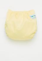 Bamboo Baby - Newborn waterproof cover - snap waist - sunshine