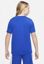 Nike - B nk df hbr short sleeve top - blue
