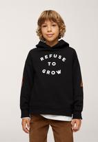 MANGO - Sweatshirt grow - black