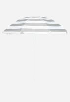 Sixth Floor - Crete beach umbrella - grey & white 