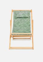Sixth Floor - Begonia deck chair - green