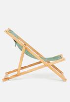 Sixth Floor - Begonia deck chair - green