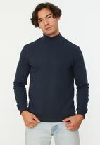 Trendyol - Paul high neck sweater - navy